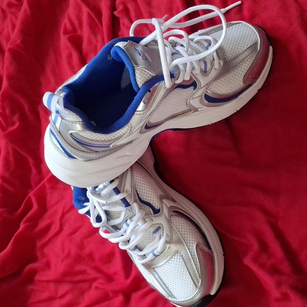 Avia Kids' Silver and Blue Sneakers